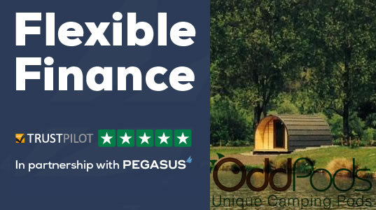 Flexible Finance for glamping pods in Wales