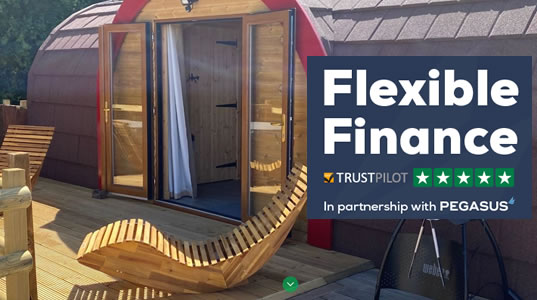 Flexible finance to buy a glamping pod in Wales