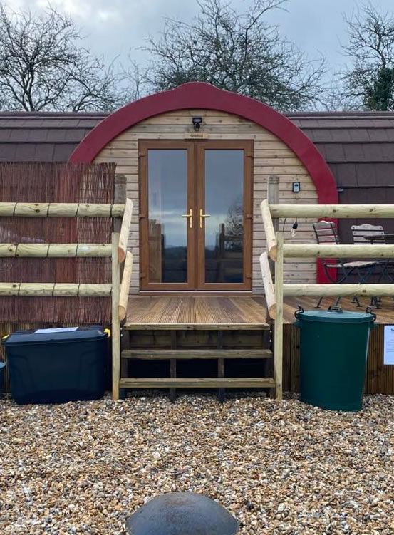 Luxury glamping pods manufactured in Wales